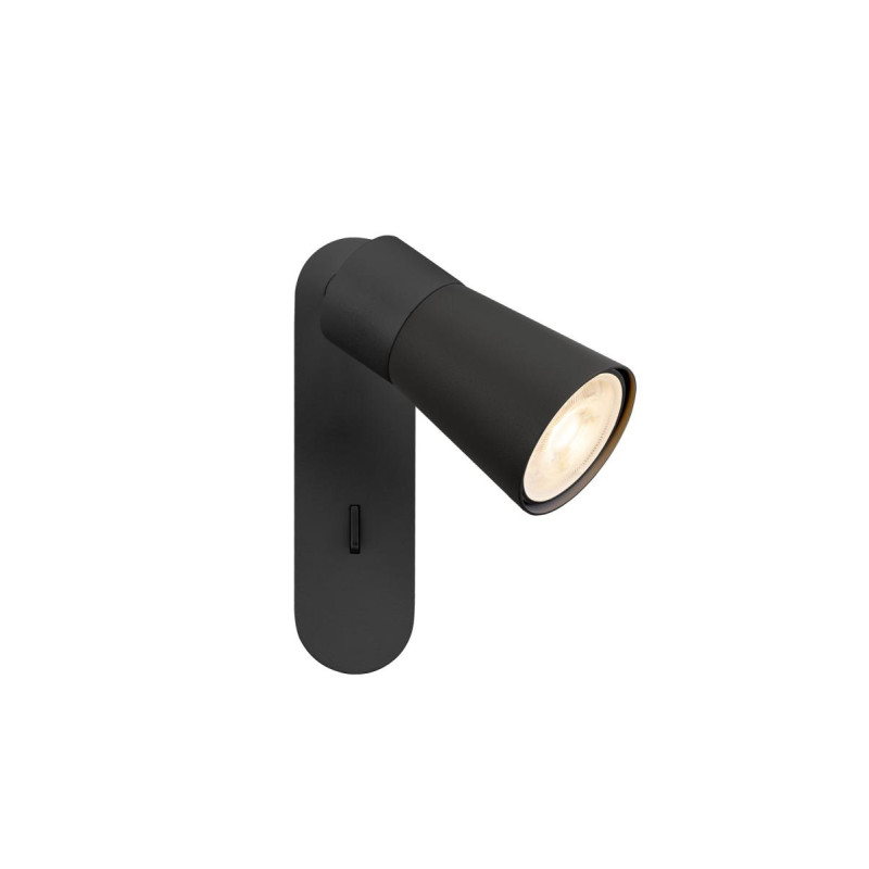 Applique et plafonnier PURI 2.0 Cone interrupteur carré 6W GU10 noir - SLV - 1008300