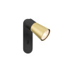 Applique et plafonnier PURI 2.0 Cone interrupteur carré 6W GU10 noir/or - SLV - 1008301
