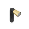 Applique et plafonnier PURI 2.0 Cone interrupteur carré 6W GU10 noir/or - SLV - 1008301