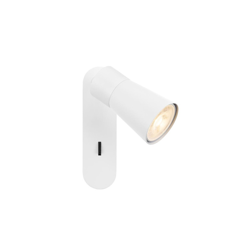 Applique et plafonnier PURI 2.0 Cone interrupteur carré 6W GU10 blanc - SLV - 1008302