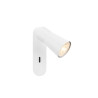 Applique et plafonnier PURI 2.0 Cone interrupteur carré 6W GU10 blanc - SLV - 1008302