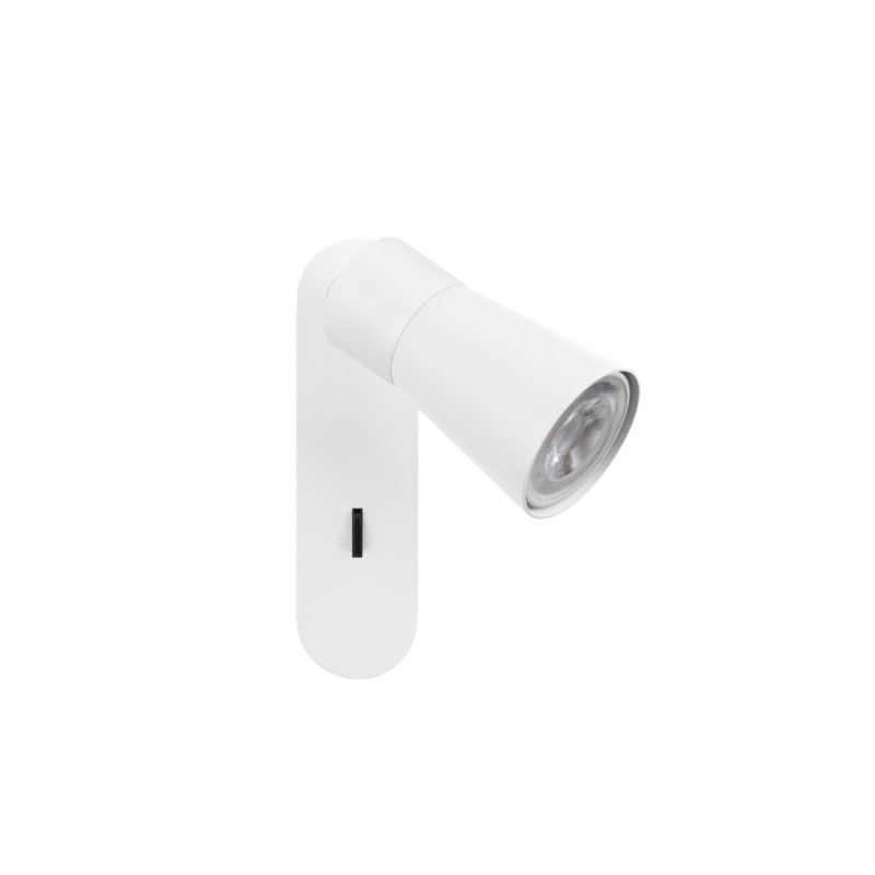 Applique et plafonnier PURI 2.0 Cone interrupteur carré 6W GU10 blanc - SLV - 1008302