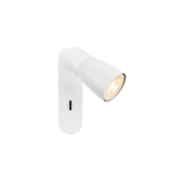 0 Dome PURI 2 applique et plafonnier CCT rectangulaire 6W GU10 blanc - SLV - 1008306