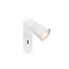 0 Dome PURI 2 applique et plafonnier CCT rectangulaire 6W GU10 blanc - SLV - 1008306
