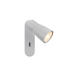 0 Dome PURI 2 applique et plafonnier CCT rectangulaire 6W GU10 gris - SLV - 1008307