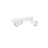 0 Cone PURI 2 applique et plafonnier asymétrique double 6W 6W GU10 blanc - SLV - 1008314