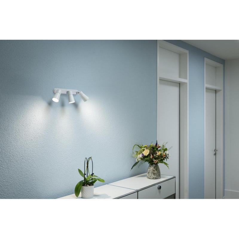 Applique et plafonnier PURI 2.0 Dome long triple 6W GU10 blanc - SLV - 1008330