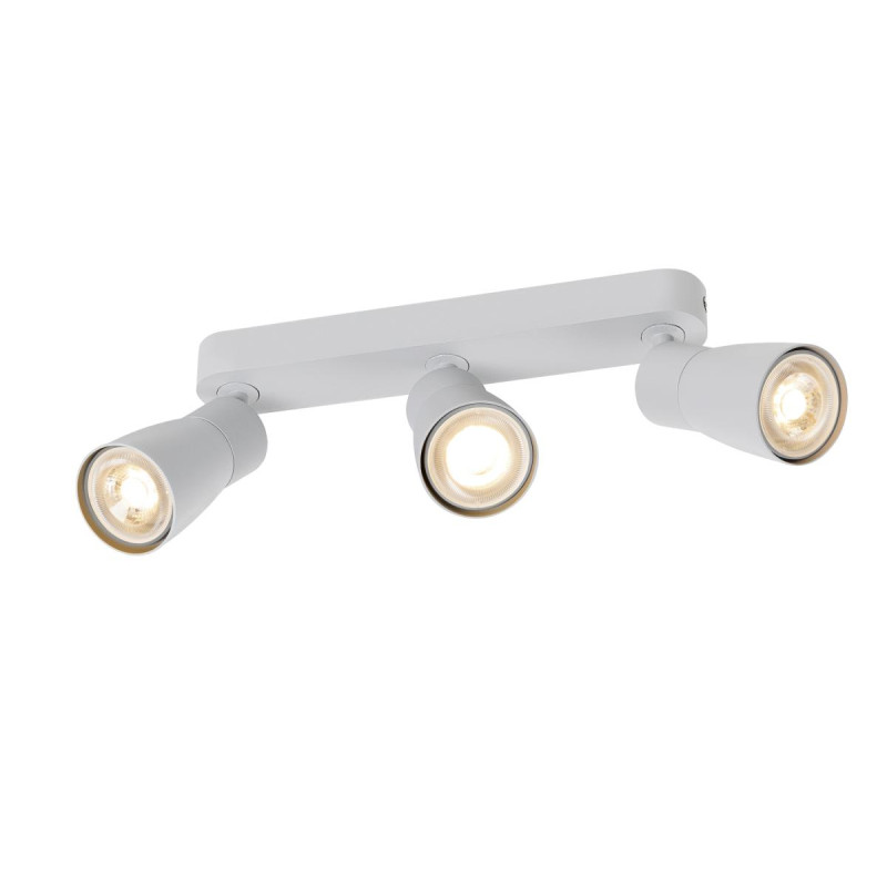 0 Dome PURI 2 applique et plafonnier long triple 6W GU10 gris - SLV - 1008331