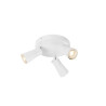 Applique et plafonnier PURI 2.0 Cone rond 3triple 6W GU10 blanc - SLV - 1008338