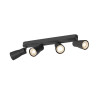 Applique et plafonnier PURI 2.0 Dome long quadruple 6W GU10 noir - SLV - 1008352