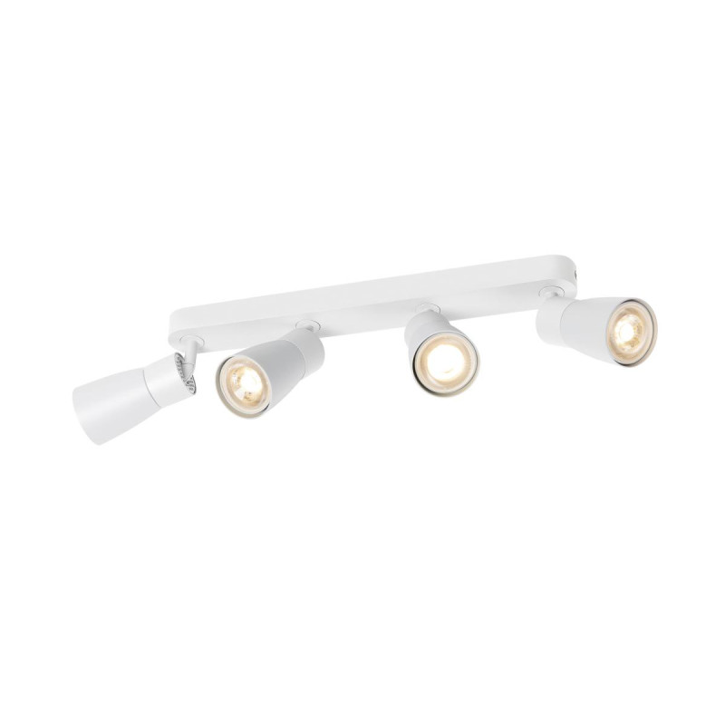 Applique et plafonnier PURI 2.0 Dome long quadruple 6W GU10 blanc - SLV - 1008354