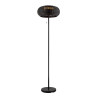 Lampadaire extérieur ADEGAN solaire noir LED 435W 2200K IP65 - SLV - 1008386