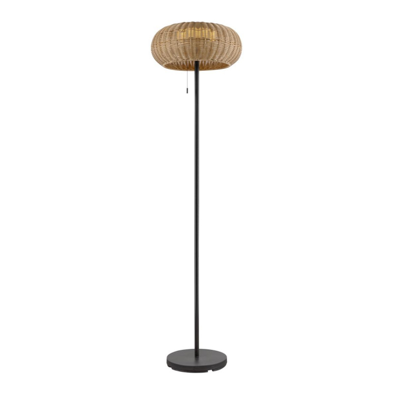 Lampadaire extérieur ADEGAN solaire marron LED 435W 2200K IP65 - SLV - 1008387