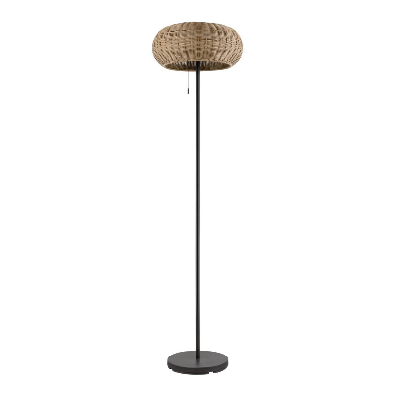 Lampadaire extérieur ADEGAN solaire marron LED 435W 2200K IP65 - SLV - 1008387