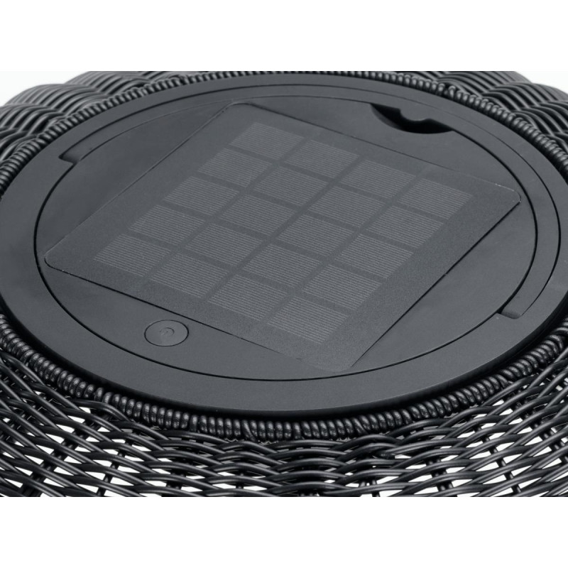 Lampe à poser extérieure ADEGAN solaire noir LED 435W 2200K IP65 - SLV - 1008388
