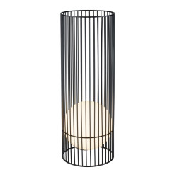 Lampe à poser GRID SUN extérieur 2700&nbsp;K LED IP65 noir/opale - SLV - 1008476