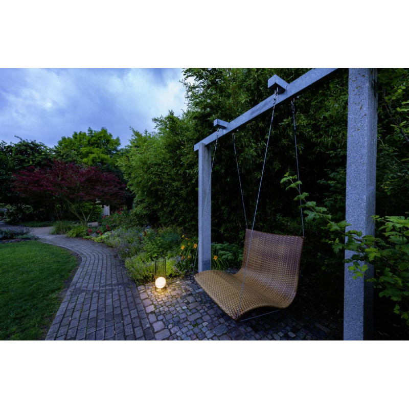 Lampe à poser GRID SUN extérieur 2700&nbsp;K LED IP65 noir/opale - SLV - 1008476