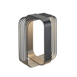 Extérieur GRID CUBE lampe à poser 2700&nbsp;K LED IP65 noir - SLV - 1008477