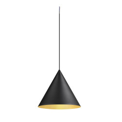 Suspension MAGICO 38 intérieur noir/or E27 10W max longueur câble 180cm - SLV - 1008505