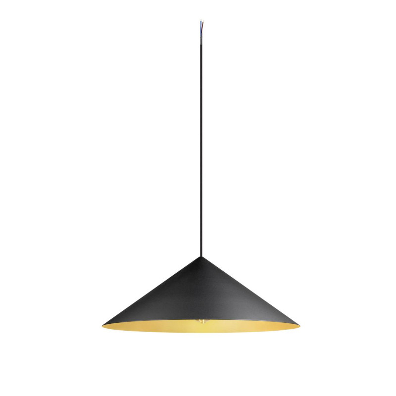 Suspension MAGICO 55 intérieur noir/or E27 10W max longueur câble 180cm - SLV - 1008508