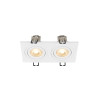 Encastré de plafond NEW TRIA® 155 carré double GU10 blanc - SLV - 1008509