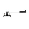 Encastré de plafond NEW TRIA® 155 carré double GU10 noir - SLV - 1008510