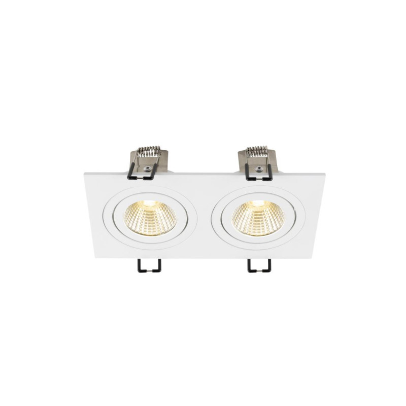 Encastré de plafond NEW TRIA® 155 carré 3000 K LED double PHASE 38° blanc - SLV - 1008513