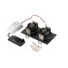Encastré de plafond NEW TRIA® 155 carré 3000 K LED double PHASE 38° noir - SLV - 1008514