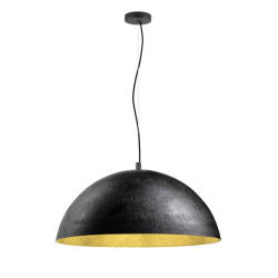 Suspension FORCHINI 70 E27 L150 cm 40W noir mat/or mat - SLV - 1008538