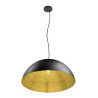 Suspension FORCHINI 70 E27 L150 cm 40W noir mat/or mat - SLV - 1008538