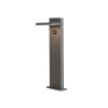 Borne ABRIDOR 60 HYBRID solaire 2200/2700 K IP65 gris bord de mer - SLV - 1008543