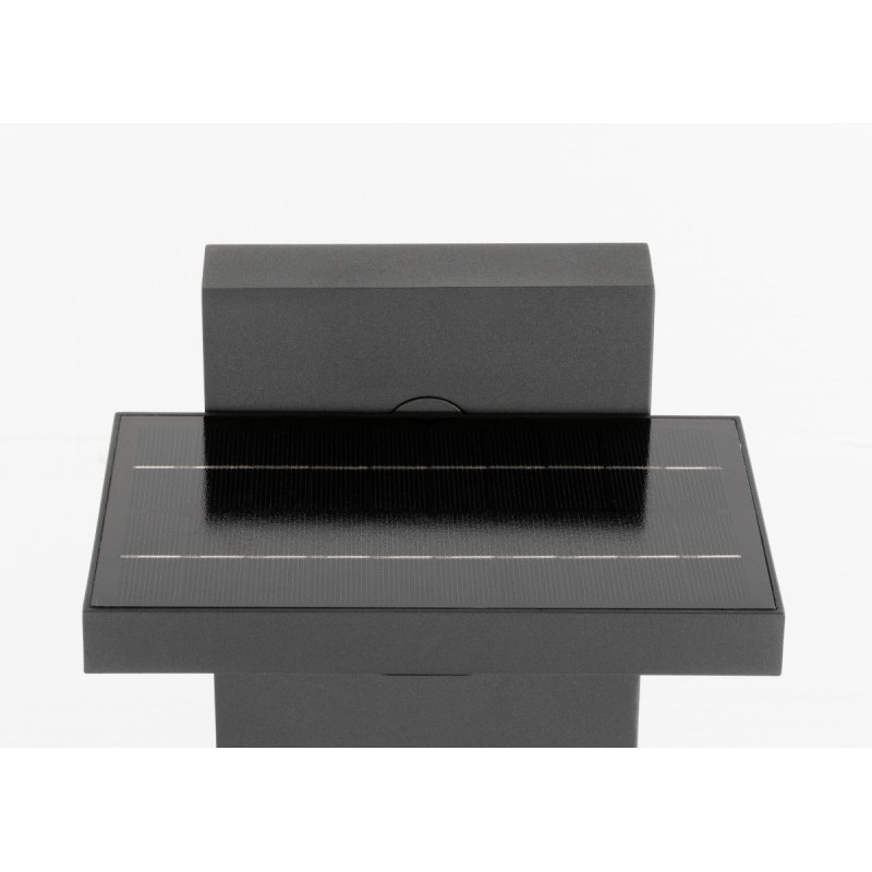 Borne ABRIDOR 100 HYBRID solaire 2200/2700 K IP65 gris bord de mer - SLV - 1008544