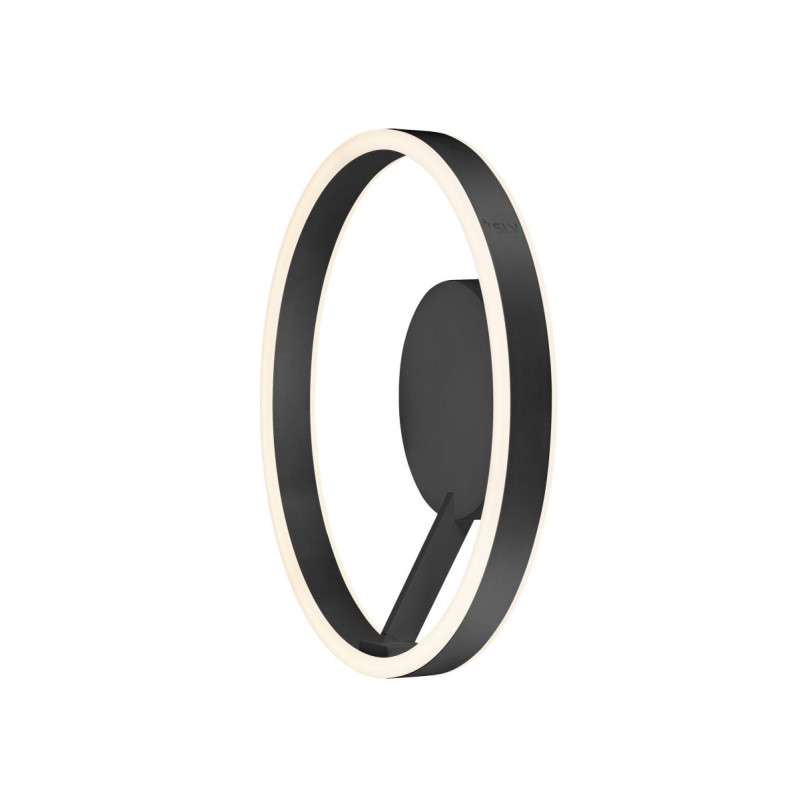 Applique et plafonnier ONE 40 rond 2700/3000 K 14W PHASE 130° noir - SLV - 1008547