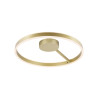 Applique et plafonnier ONE 60 rond 2700/3000 K 23W PHASE 130° laiton - SLV - 1008548