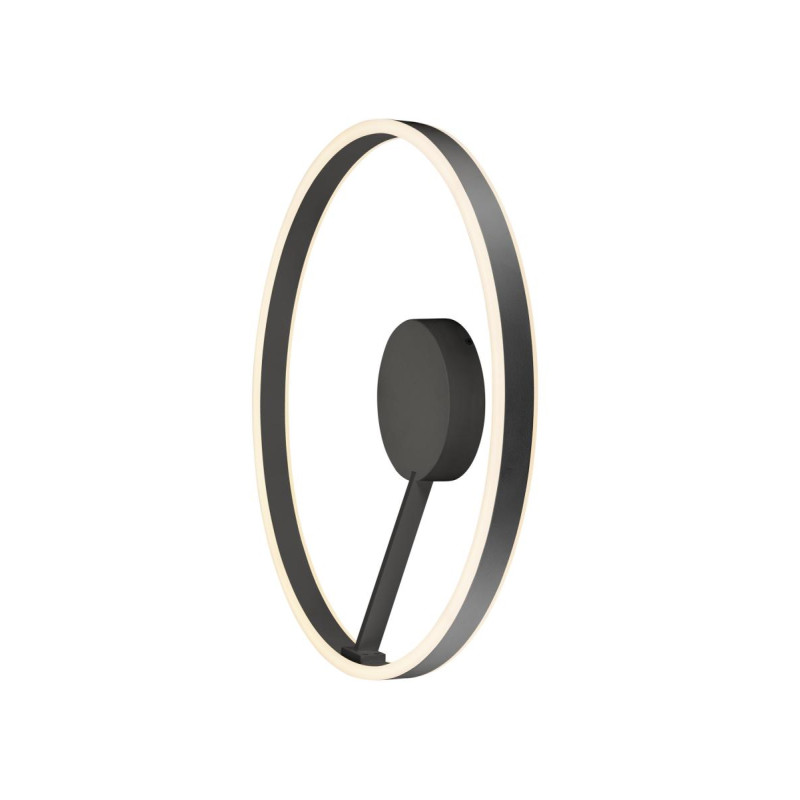 Applique et plafonnier ONE 60 rond 2700/3000 K 23W PHASE 130° noir - SLV - 1008550