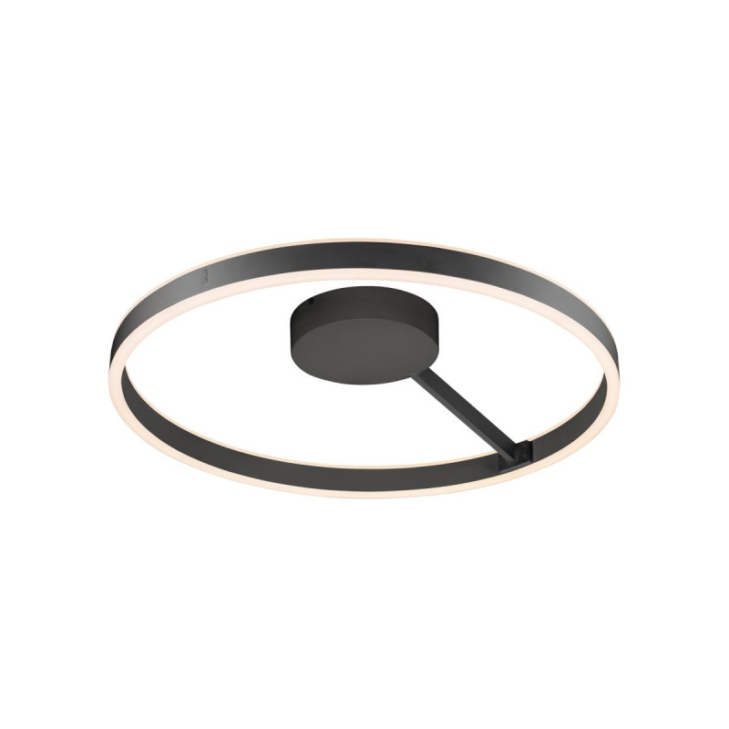 Applique et plafonnier ONE 60 rond 2700/3000 K 23W PHASE 130° noir - SLV - 1008550