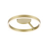 Applique et plafonnier ONE 40 rond 2700/3000K 14W DALI Touch 130° laiton - SLV - 1008551