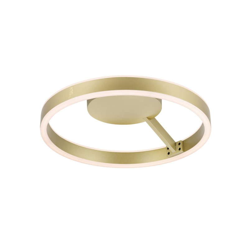 Applique et plafonnier ONE 40 rond 2700/3000K 14W DALI Touch 130° laiton - SLV - 1008551