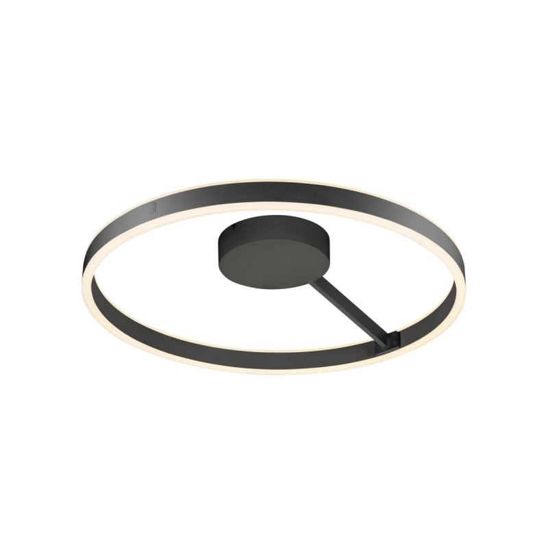 Applique et plafonnier ONE 60 rond 2700/3000 K 23W DALI Touch 130° noir - SLV - 1008556