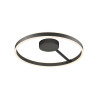Applique et plafonnier ONE 60 rond 2700/3000 K 23W DALI Touch 130° noir - SLV - 1008556
