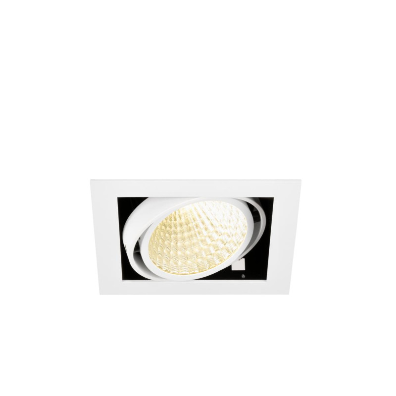 Encastré de plafond KADUX simple 3000 K DALI 2 Touch 30° blanc - SLV - 1008567