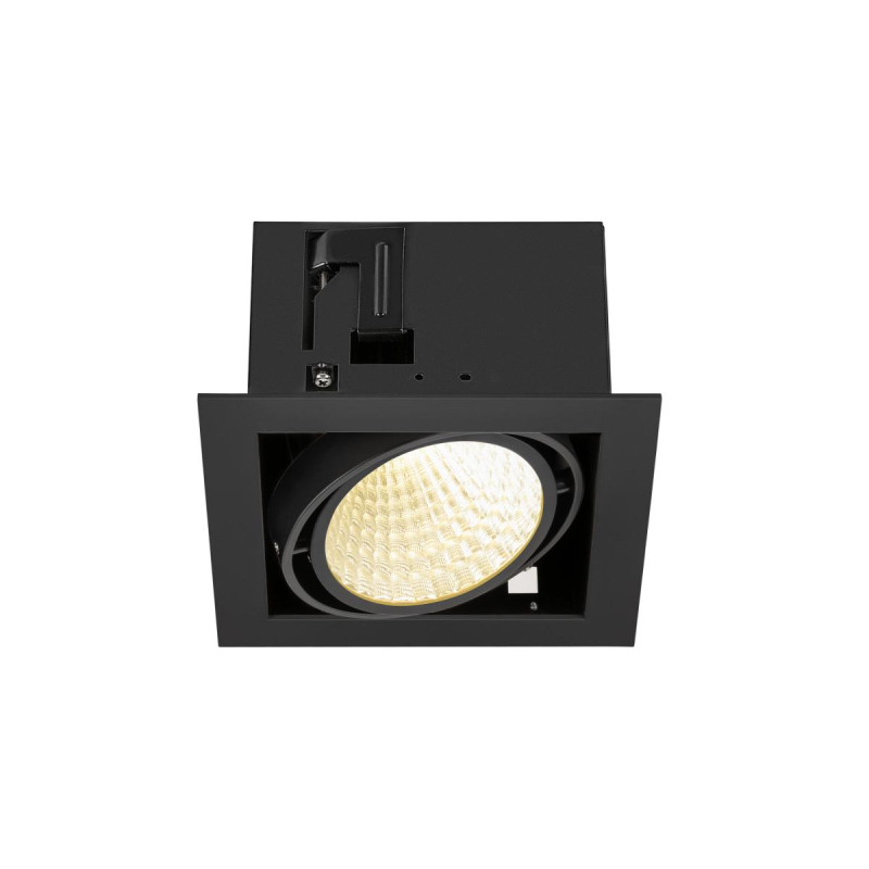 Encastré de plafond KADUX simple 3000 K DALI 2 Touch 30° noir - SLV - 1008568