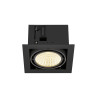 Encastré de plafond KADUX simple 3000 K DALI 2 Touch 30° noir - SLV - 1008568