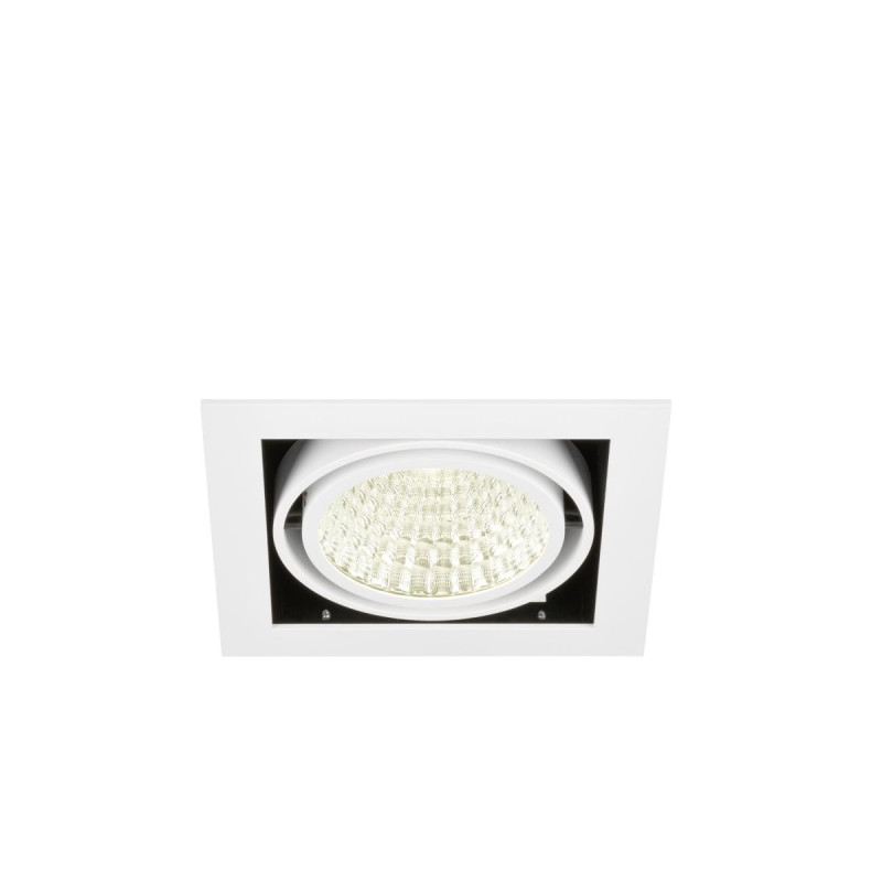 Encastré de plafond KADUX simple 4000 K DALI 2 Touch 30° blanc - SLV - 1008569