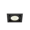 Encastré de plafond KADUX simple 4000 K DALI 2 Touch 30° noir - SLV - 1008570