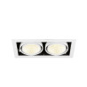 Encastré de plafond KADUX double 3000 K DALI 2 Touch 30° blanc - SLV - 1008571