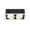 Encastré de plafond KADUX double 4000 K DALI 2 Touch 30° blanc - SLV - 1008573