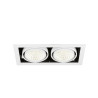 Encastré de plafond KADUX double 4000 K DALI 2 Touch 30° blanc - SLV - 1008573