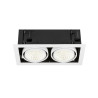 Encastré de plafond KADUX double 4000 K DALI 2 Touch 30° blanc - SLV - 1008573