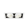 Encastré de plafond KADUX double 4000 K DALI 2 Touch 30° blanc - SLV - 1008573